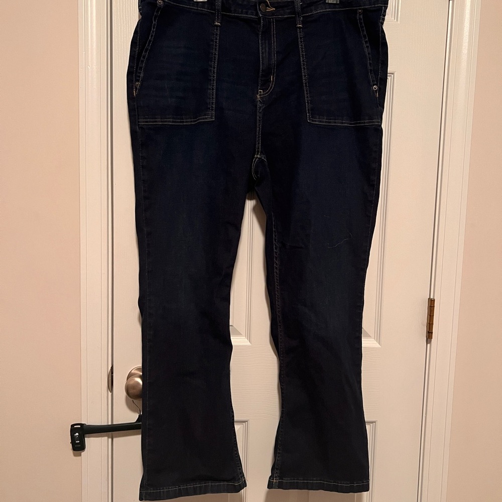 Calvin Klein 20w Dark Bootcut Jeans